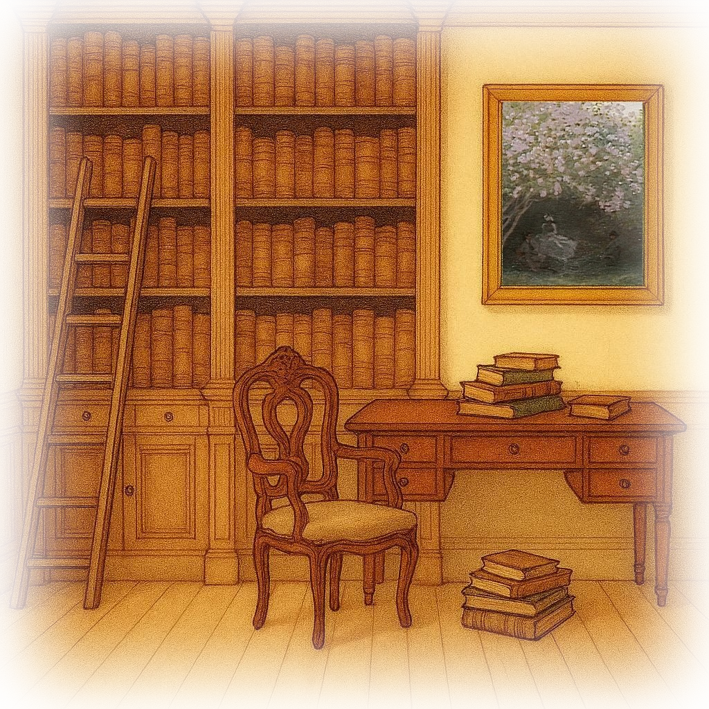 グレイス・イングリッシュ・ラボの図書室イメージ